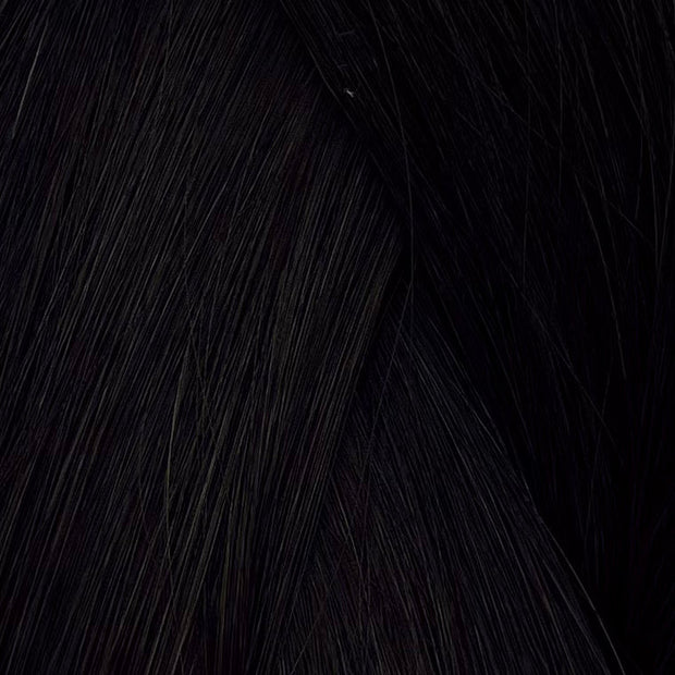 1b - Solid shades double drawn Australian nanotip hair extensions, sourced from a single donor, 100% human virgin hair, thick from root to tip, ethically produced for premium quality and volume
