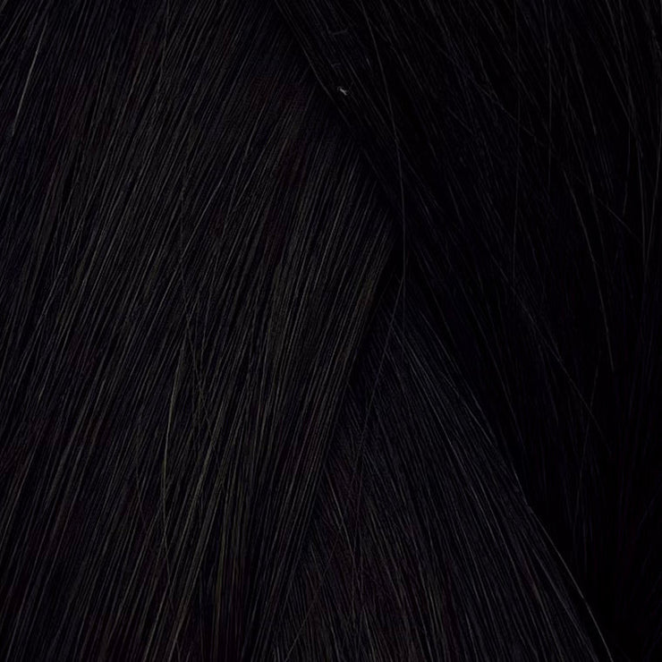 1b - Solid shades double drawn Australian nanotip hair extensions, sourced from a single donor, 100% human virgin hair, thick from root to tip, ethically produced for premium quality and volume