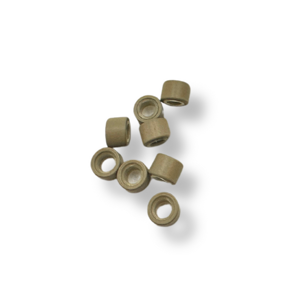 pre-loaded micro beads. Specifically designed for weft and I-tip hair extensions, these beads feature a silicone lining that ensures a secure and comfortable grip without damaging your natural hair. The pre-loaded design allows for a fast and efficient set-up, enabling quicker loading on your looping tool. 