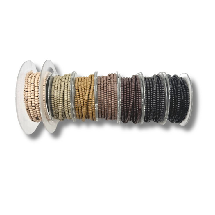 pre-loaded nano rings. Specifically designed for nano tip hair extensions, these beads feature a silicone lining that ensures a secure and comfortable grip without damaging your natural hair. The pre-loaded design allows for a fast and efficient set-up, enabling quicker loading on your looping tool. 