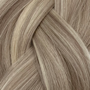 Ethically produced Australian nano tip hair extensions in highlighted  piano shades, double drawn, sourced from a single donor, 100% human virgin hair, thick from root to tip for a full, luxurious look