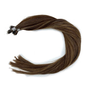 Ethically produced Australian nano tip hair extensions in highlighted  piano shades, double drawn, sourced from a single donor, 100% human virgin hair, thick from root to tip for a full, luxurious look