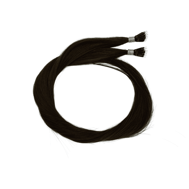 Solid shades double drawn Australian nanotip hair extensions, sourced from a single donor, 100% human virgin hair, thick from root to tip, ethically produced for premium quality and volume