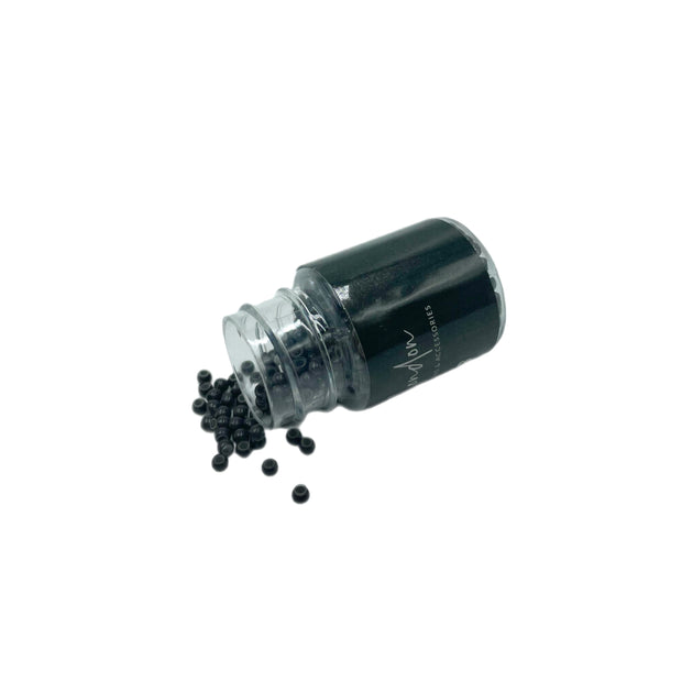 Nano ring silicone lined beads for discreet and durable nano tip hair extensions
